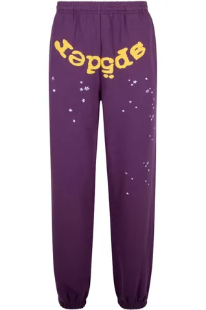 Sp5der Star OG Web V2 "Purple" Jogginghose