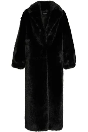 Retrofete Dasha Mantel aus Faux Fur