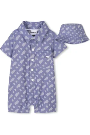 HUGO BOSS Strampler-Set mit Monogrammmuster