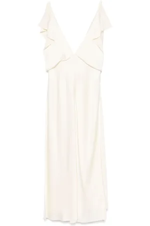 Jil Sander Midikleid aus Satin