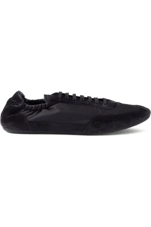 Prada Collapse Re-Nylon Sneakers aus Wildleder
