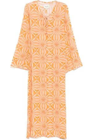 Bambah Kleid mit geometrischem Print