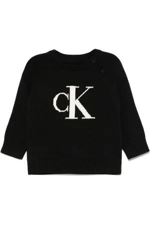 Calvin Klein Pullover mit Monogramm-Jacquard