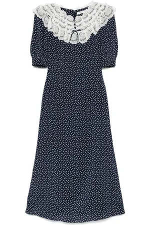 Alessandra Rich Gepunktetes Kleid