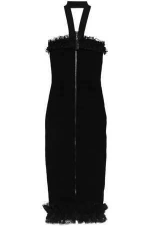 Self-Portrait X Christopher Kane gestricktes Midikleid