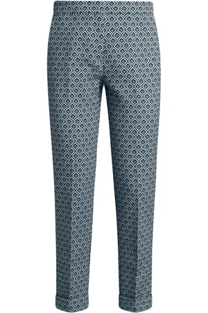 Etro Hose mit Blumenjacquard