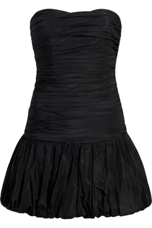 Cinq A Sept Trägerloses Kleid mit Rüschen