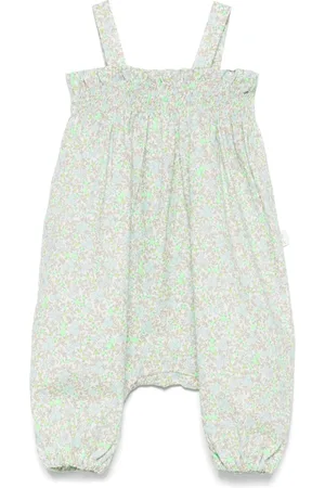 TEDDY & MINOU Latzhose mit Blumen-Print