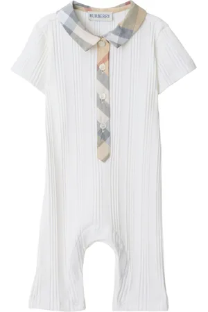 Burberry Gerippter Strampler