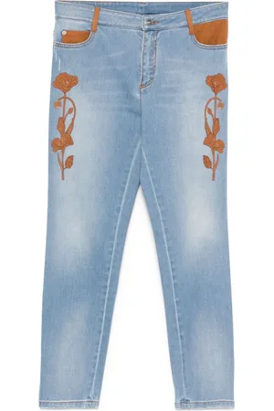ERMANNO SCERVINO Jeans mit Blumendetail