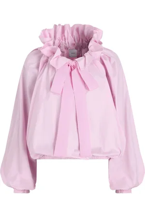 Patou Iconic Popeline-Top mit Kordelzug