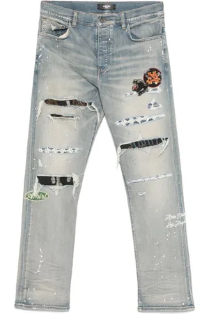 AMIRI Jeans mit Vintage-Patch
