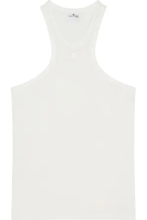 Courrèges Trägershirt aus Mesh