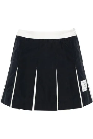 Thom Browne Plissierter Minirock aus Ripstop