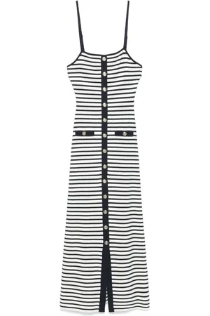 Maje Gestreiftes Midikleid