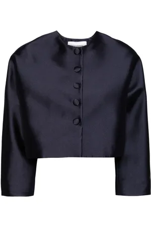 DICE KAYEK Cropped-Jacke mit Rundhalsausschnitt