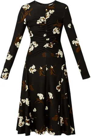 Erdem Drapiertes Midikleid
