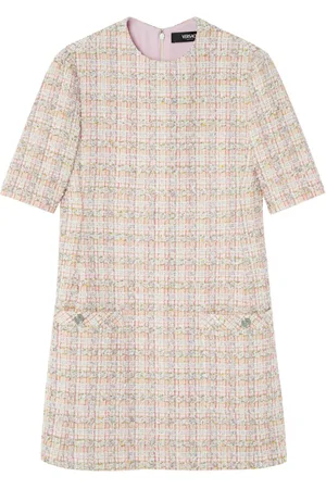 VERSACE Tweed-Minikleid in A-Linie