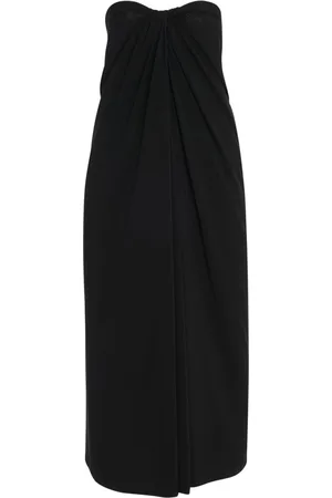 ROSETTA GETTY Schulterfreies Twist Maxikleid