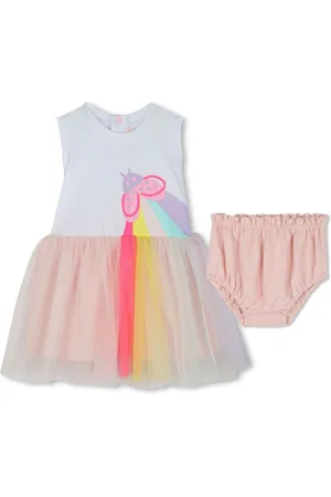 Billieblush Kleid-Set mit aufgesticktem Design