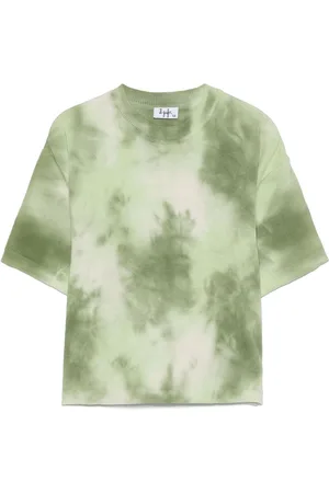 Il gufo T-Shirt mit abstraktem Print