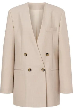 Serafini Doppelreihiger Blazer ohne Revers