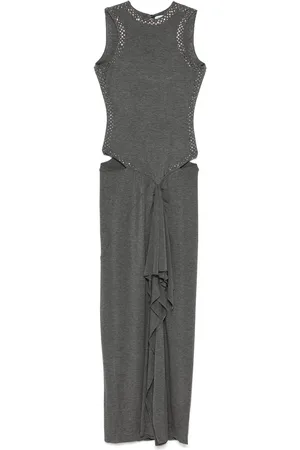 The Attico Drapiertes Midikleid