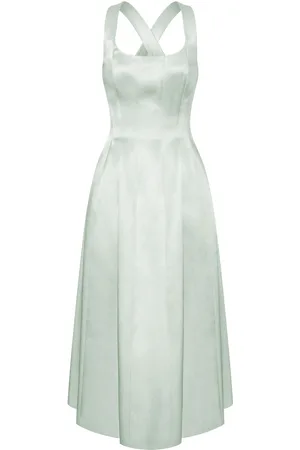 Serafini Midikleid aus Satin