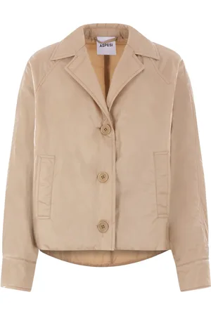 Aspesi Cropped-Jacke mit Rundhalsausschnitt