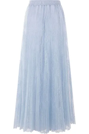 ERMANNO SCERVINO Maxirock mit Spitzen-Overlay