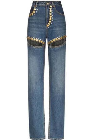 AREA Jeans mit Kristallen
