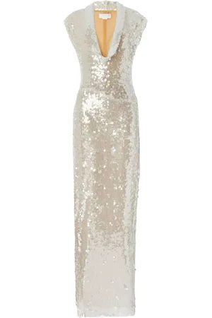 GENNY Ärmelloses Maxikleid mit Pailletten