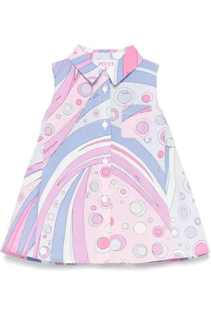 PUCCI Junior Hemdkleid mit Marmo-Print