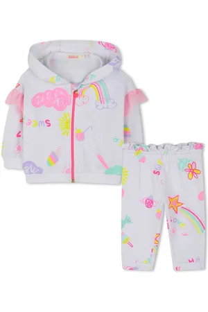 Billieblush Jogginganzug mit Illustrations-Print (2er-Set)