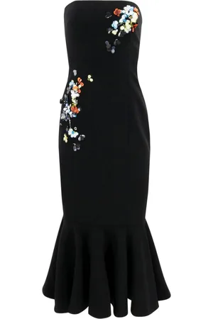 Cinq A Sept Juniper Midikleid mit Blumenapplikation