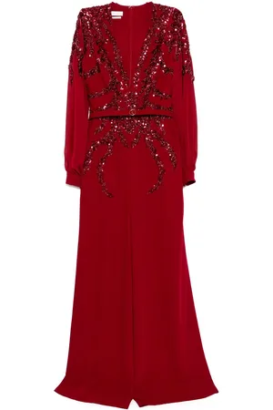 Saiid Kobeisy Jumpsuit mit Perlen