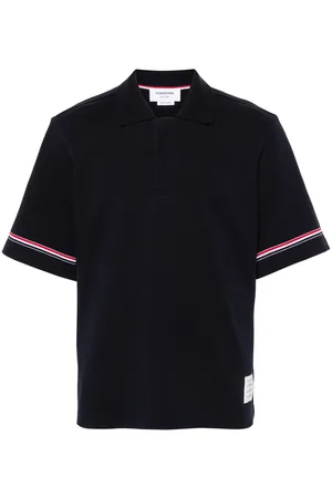 Thom Browne Poloshirt mit RWB-Streifen