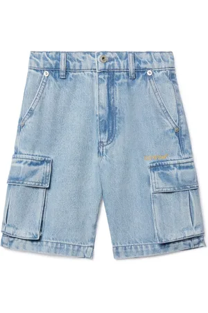 OFF-WHITE Bookish Jeans-Shorts