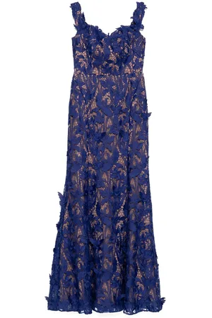 Marchesa Notte Abendkleid aus Bio-Spitze