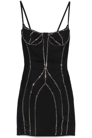 The Attico Kleid mit Spaghettiträgern