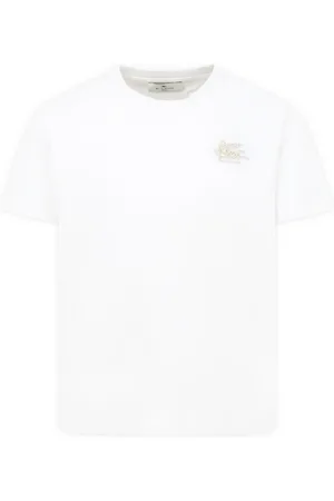 Etro T-Shirt mit Logo-Stickerei