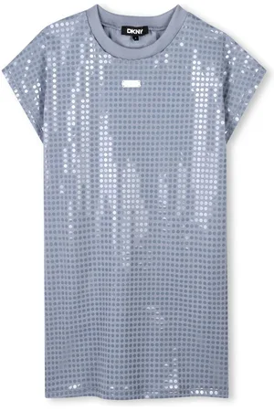 DKNY T-Shirtkleid mit Pailletten
