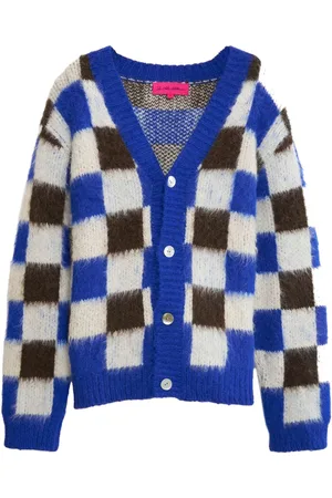 THE ELDER STATESMAN Karierter Cardigan