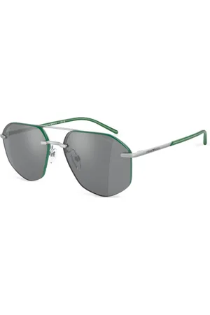 Emporio Armani Getönte Pilotenbrille