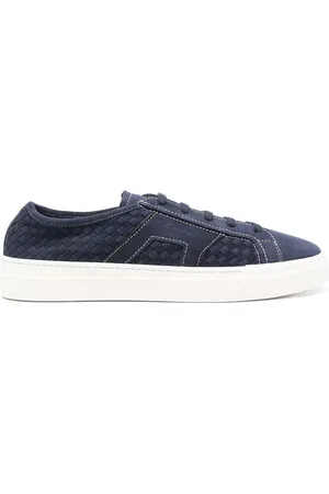 santoni Double Buckle Sneakers
