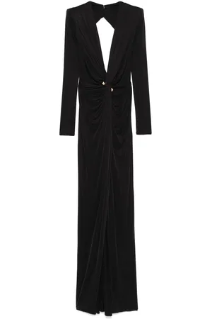 Elisabetta Franchi Jersey-Abendkleid mit Piercing-Detail