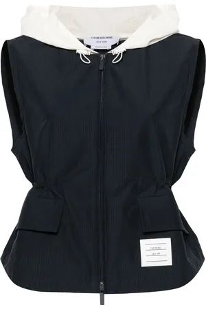 Thom Browne Ripstop-Weste mit Kapuze