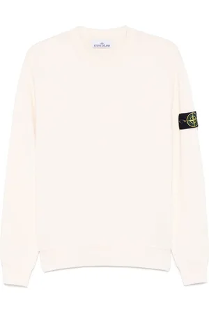 Stone Island Pullover mit Kompass-Patch
