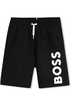 HUGO BOSS Badeshorts mit Logo-Print