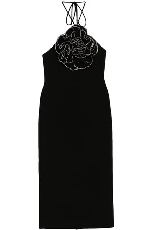 Rebecca Vallance Eliana Neckholder-Midikleid